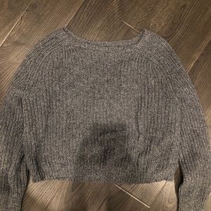 grey sweater